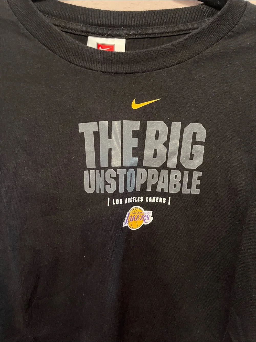 Nike Los Angeles Lakers “The Big Unstoppable” Graphic T‎ Shirt Black XL